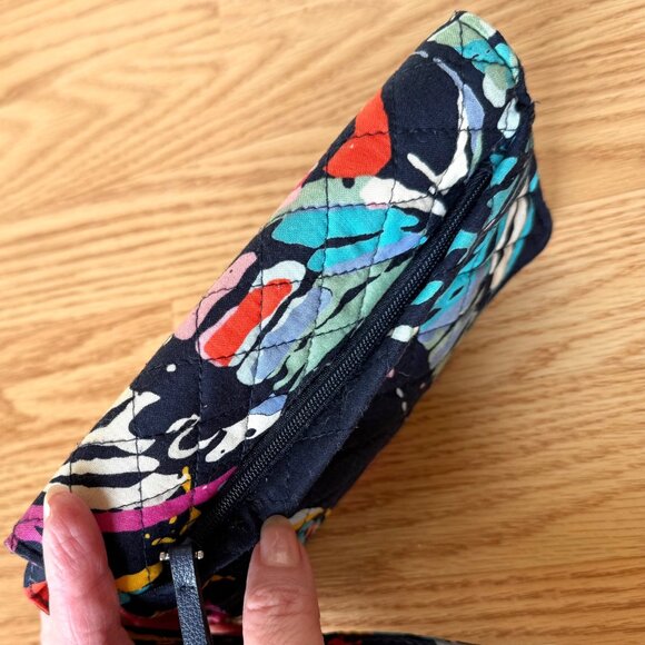 Vera Bradley Crossbody Wallet Purse Small Butterfly Flutter Pattern 2018 - Picture 9 of 13